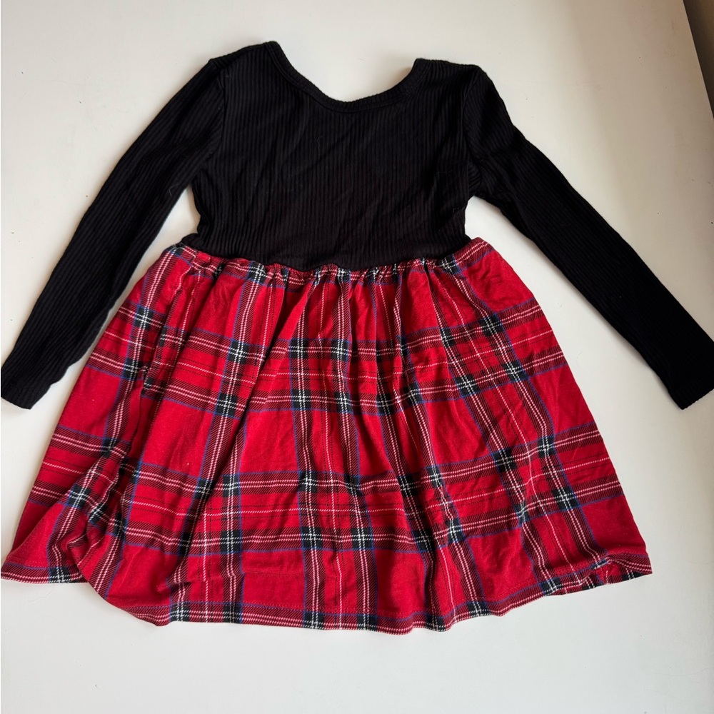 Black and Red Plaid Dress